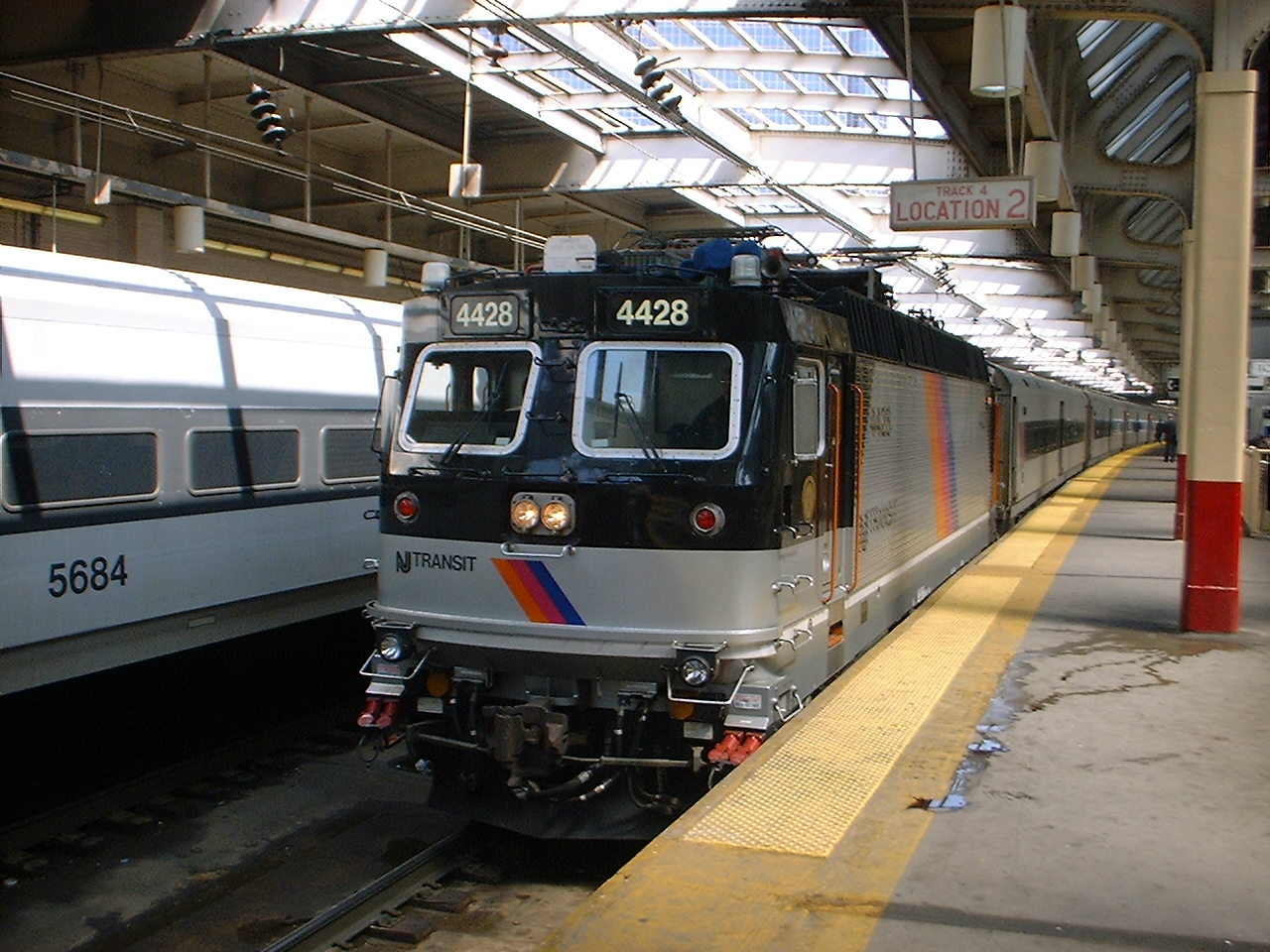 Long Branch NJ Train Station Postcard